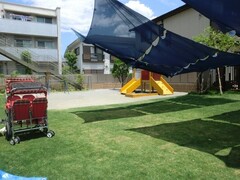 狛江ちとせ保育園園庭