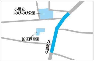 キッズゾーン設置箇所2の地図